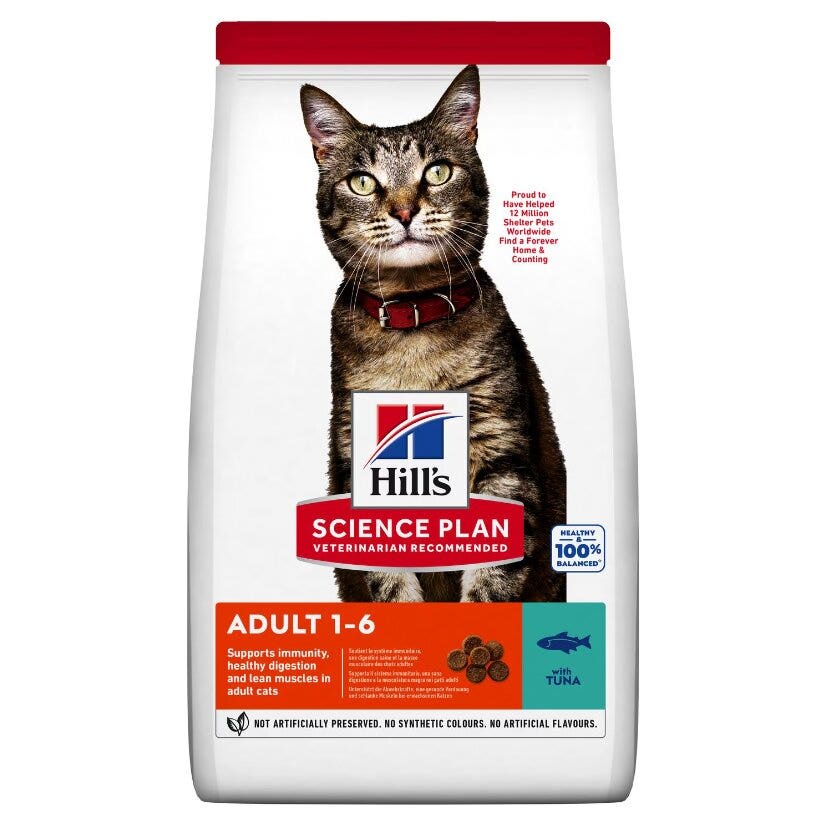 Hill's Science Plan Adult Nourriture pour chats au thon 3 kg