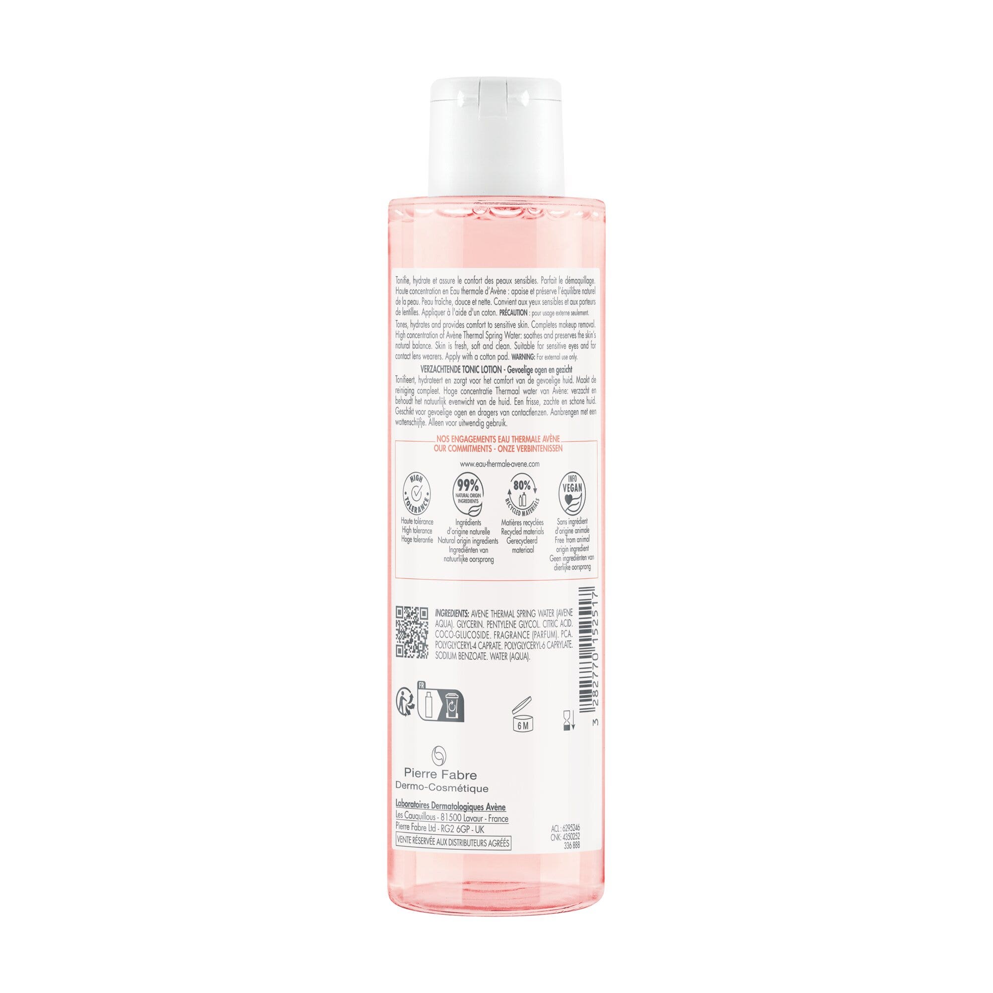 Eau Thermale Avène Lotion Adoucissante Peaux Sensibles 200 ml