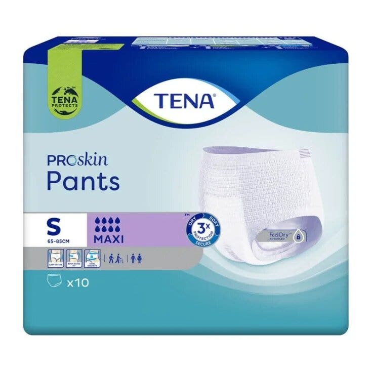 Tena Pants Couches-culottes Maxi Taille Small 10 pièces