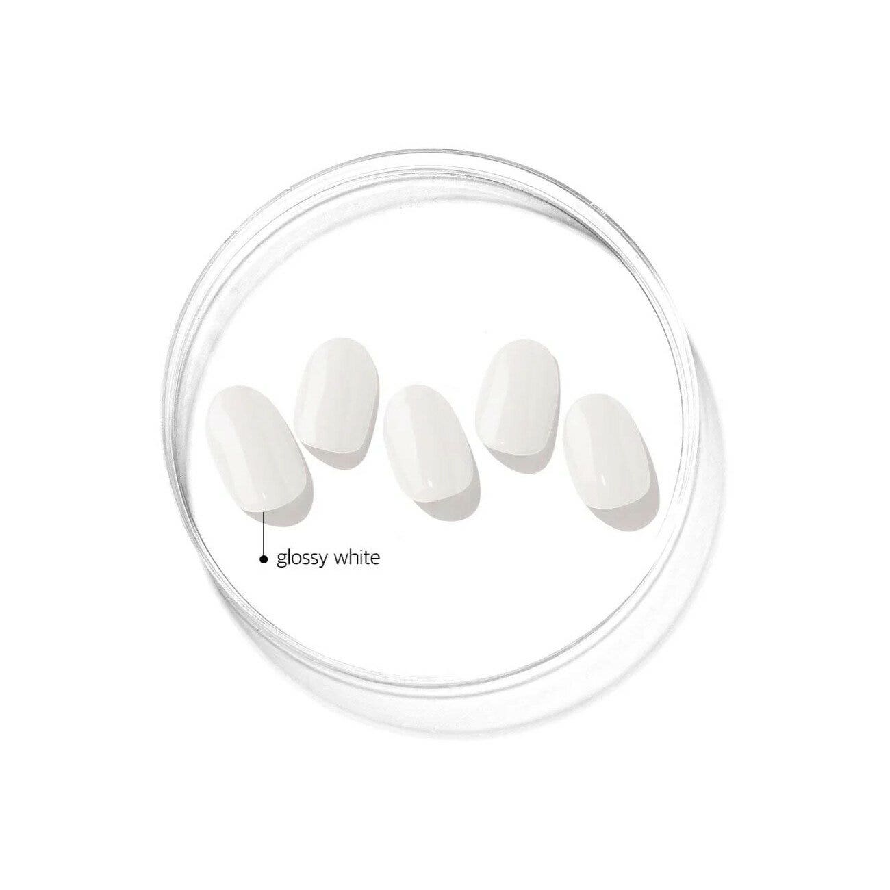 Ohora Gel Nails Smalto Per Piedi In Gel Adesivo N White