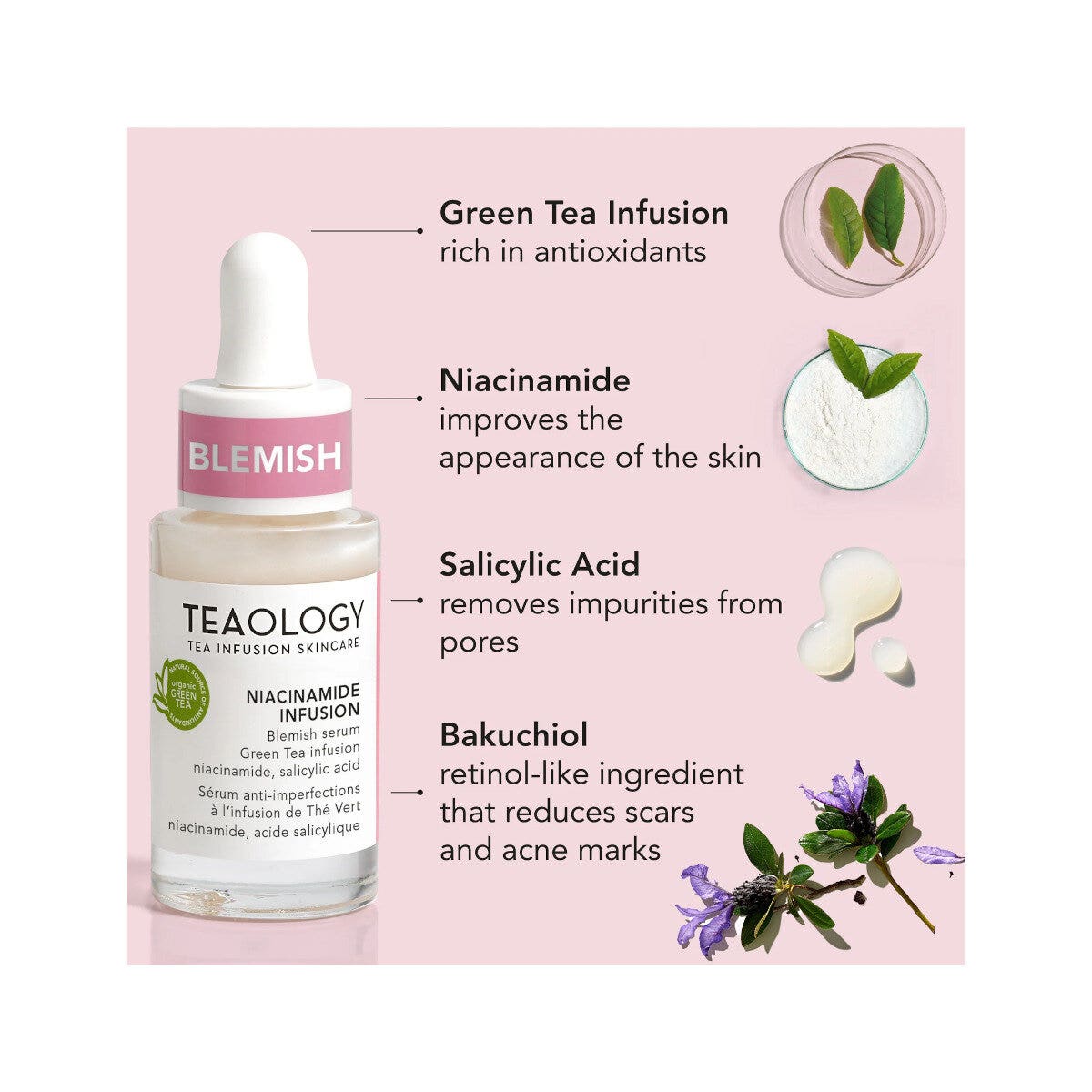 Teaology Siero Niacinamide Anti-Imperfezioni 15ml