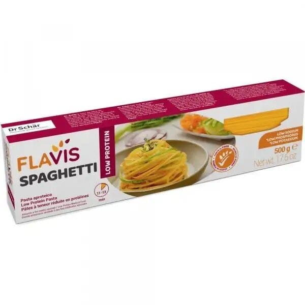 Flavis Spaghetti Pâtes sans protéines 500 g