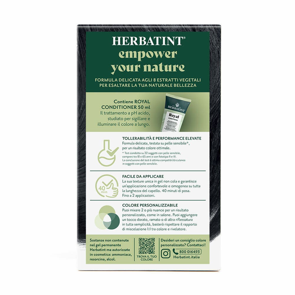 Herbatint Gel colorant permanent 1N Noir 170 ml