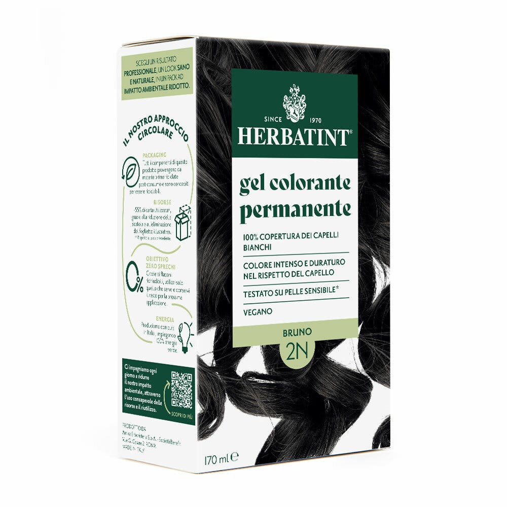 Herbatint Gel colorant permanent 2N Brun 170 ml