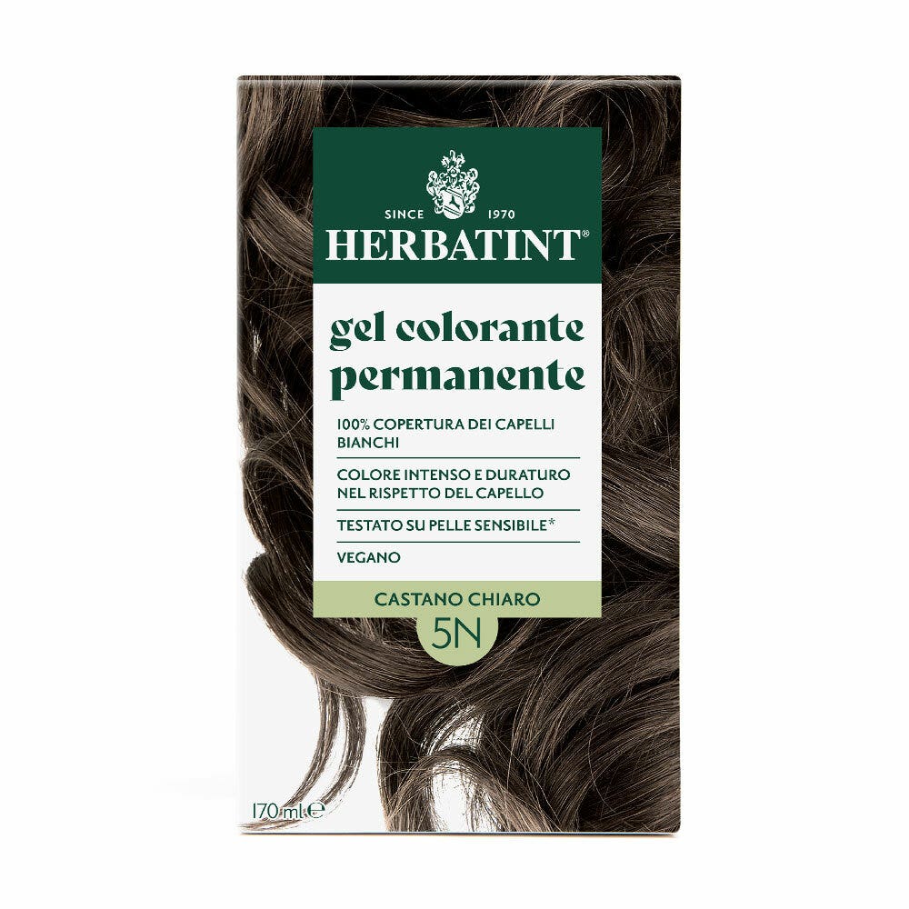 Herbatint Gel colorant permanent 5N Châtain clair 170 ml