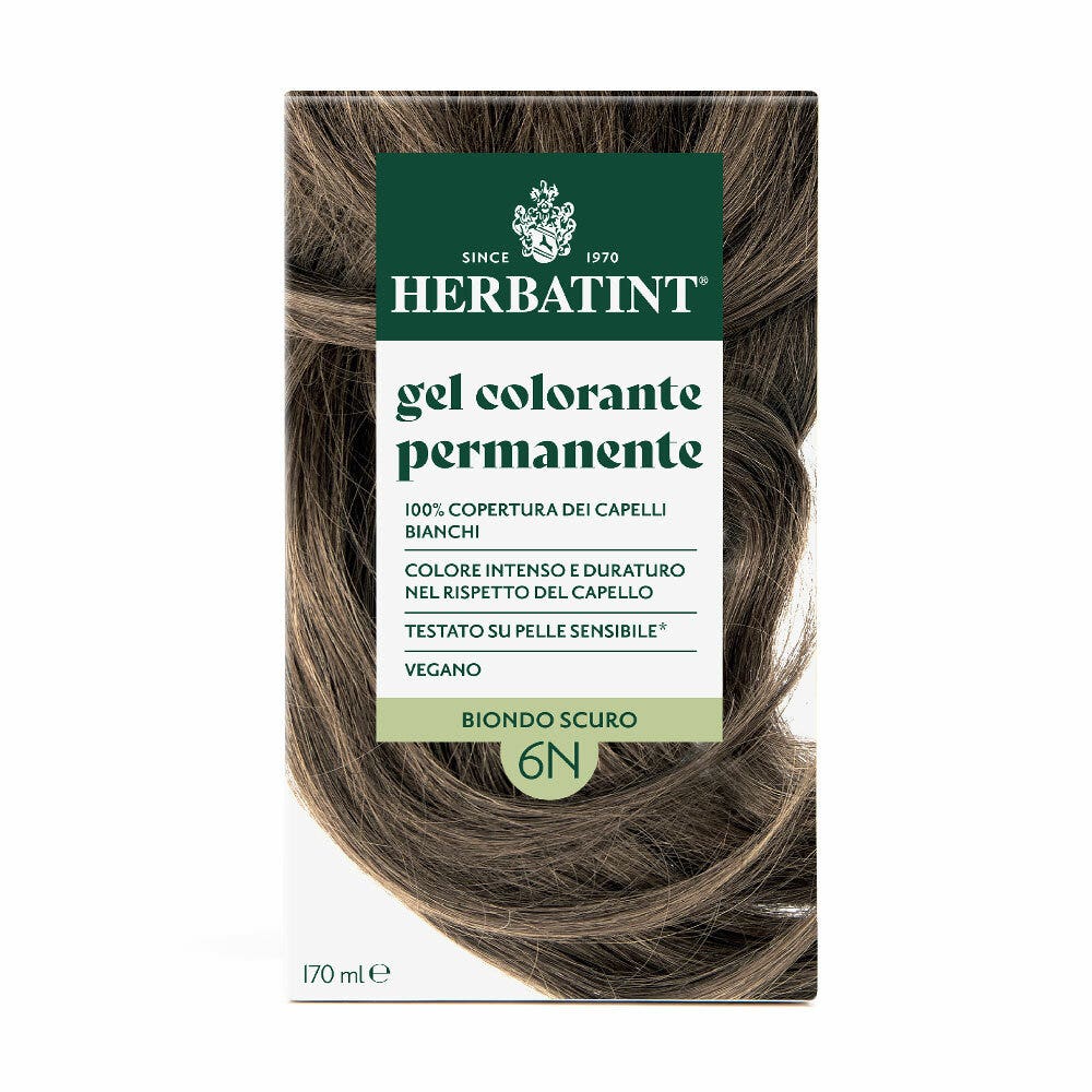 Herbatint Gel colorant permanent pour cheveux 6N Blond foncé 170 ml