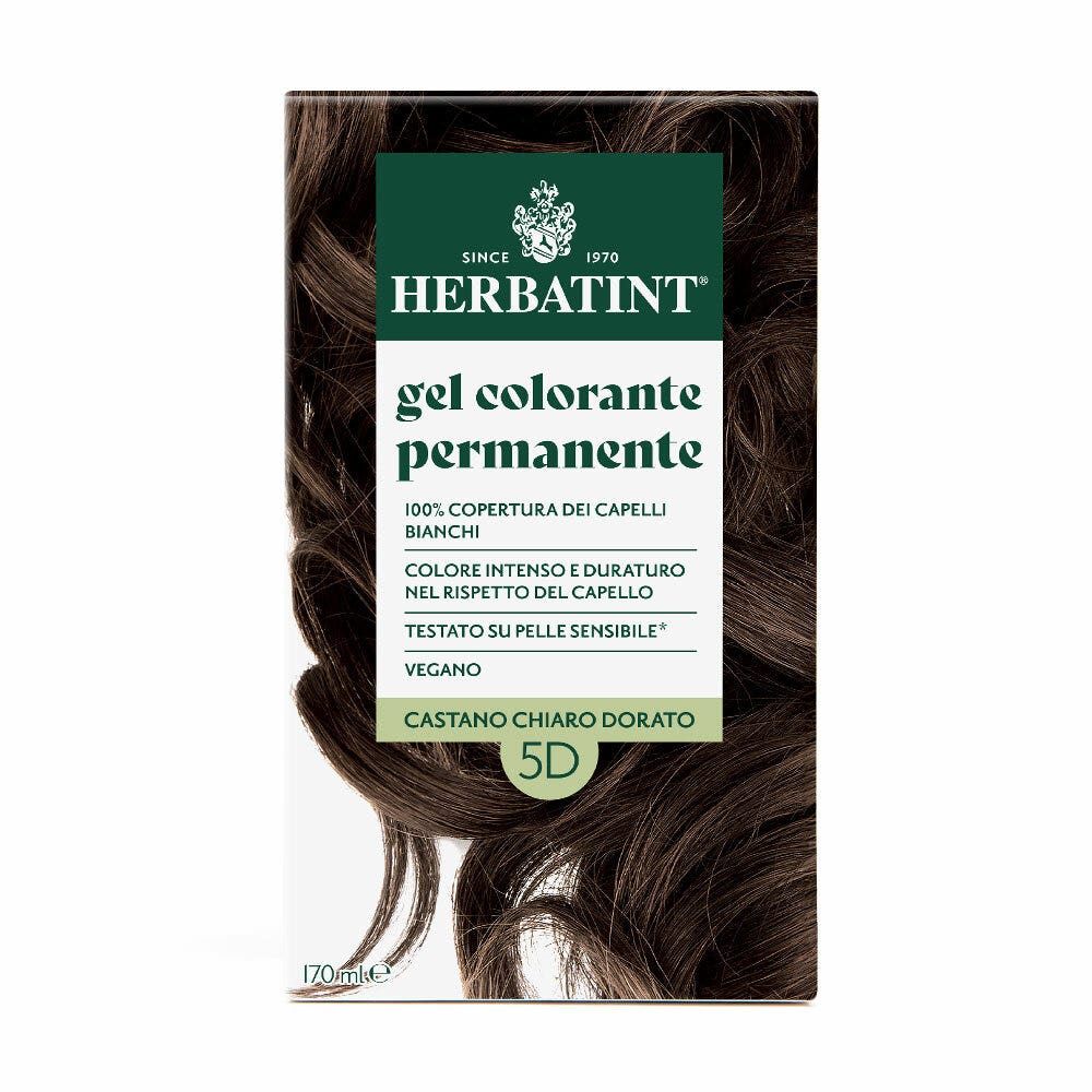 Herbatint Gel colorant permanent 5D Châtain clair doré 170 ml