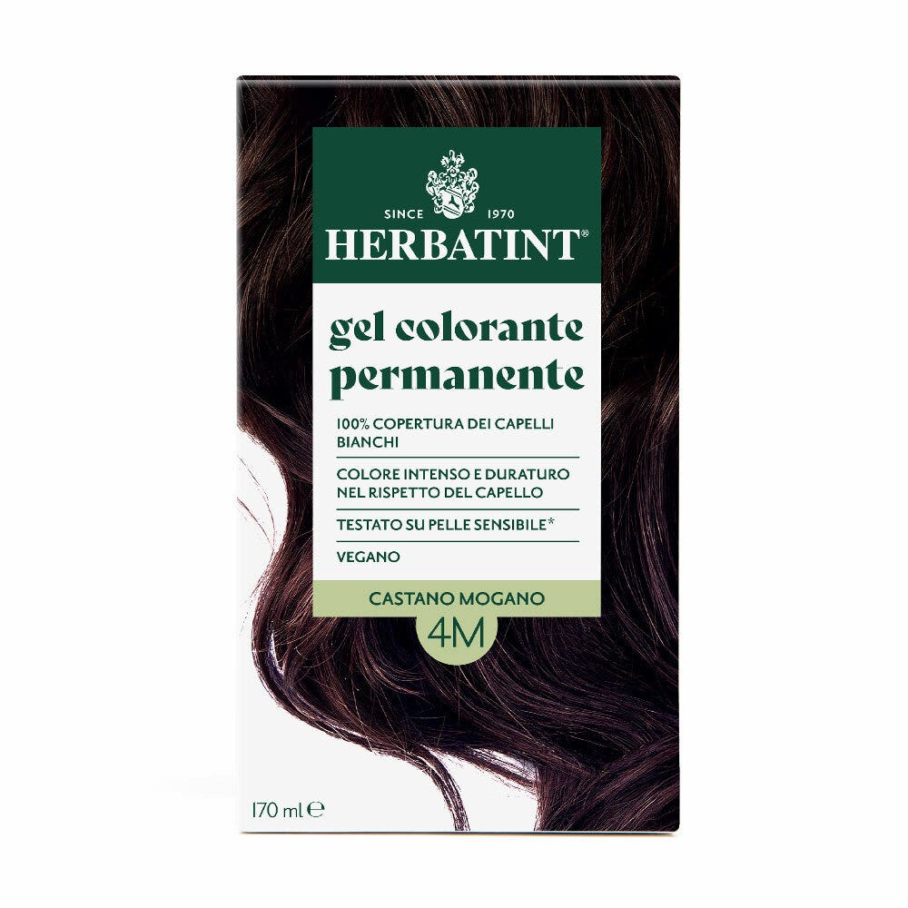 Herbatint Gel colorant permanent 4M Châtain acajou 170 ml