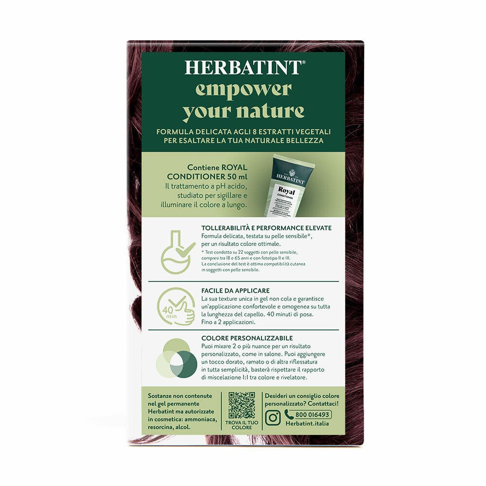 Herbatint Gel colorant permanent 5M Châtain clair acajou 170 ml