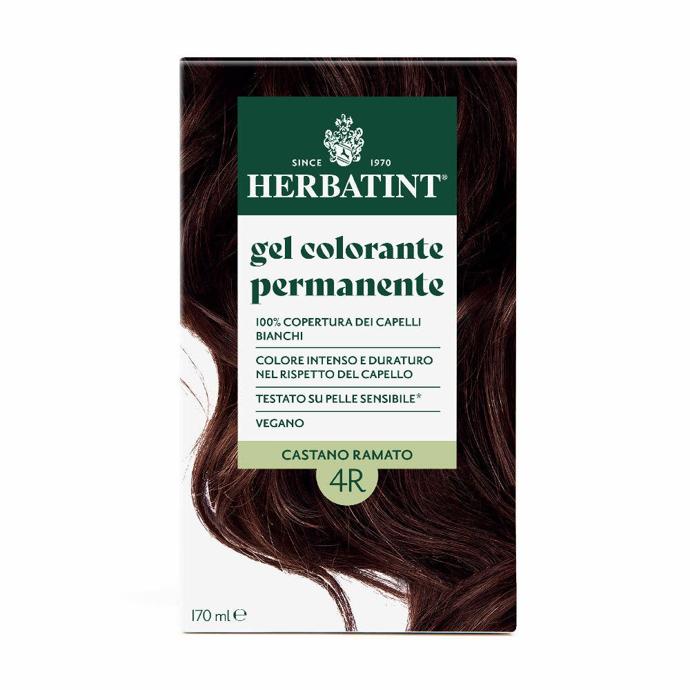 Herbatint Gel colorant permanent 4R Châtain cuivré 170 ml