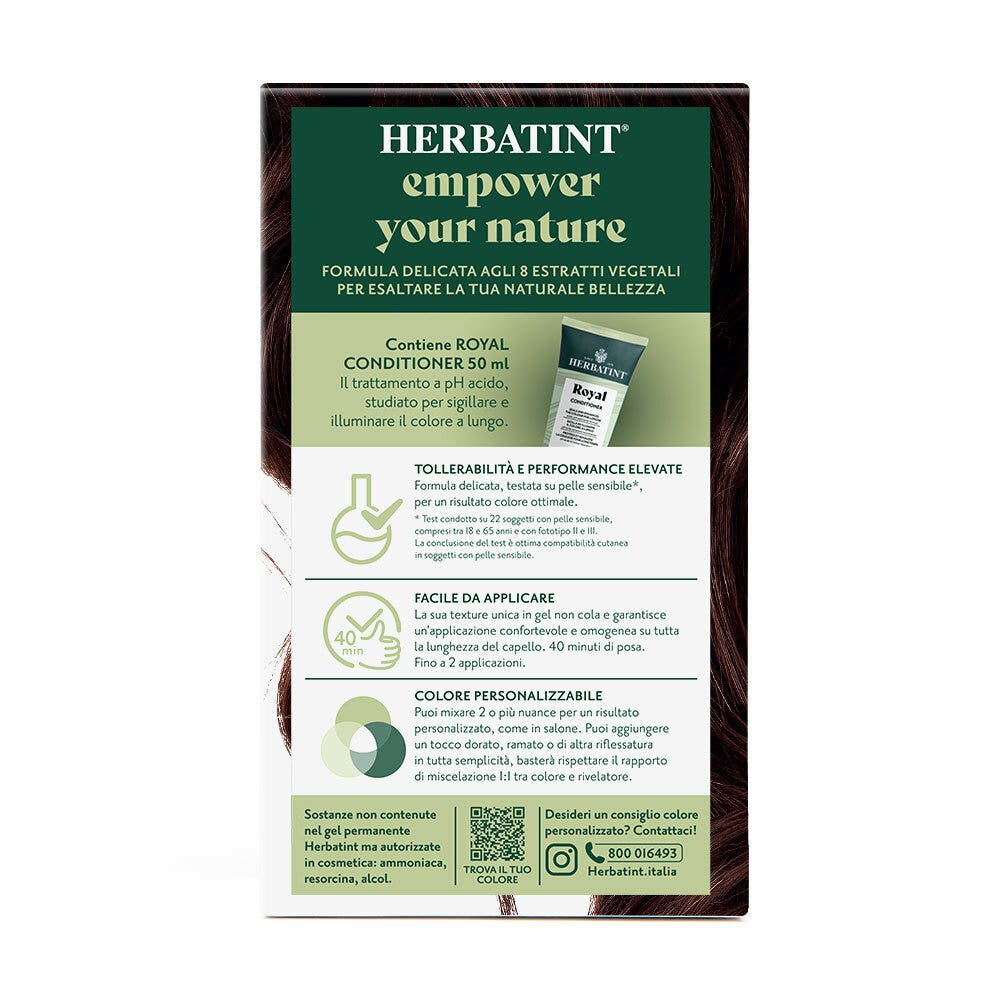 Herbatint Gel colorant permanent 4R Châtain cuivré 170 ml