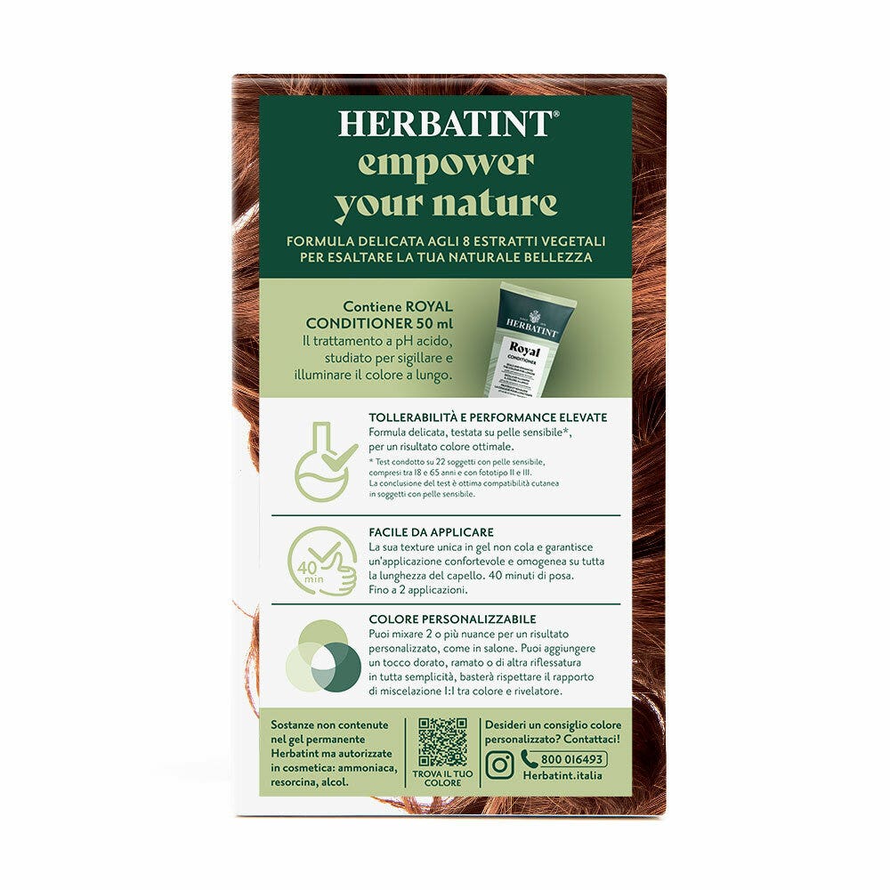 Herbatint Teinture pour cheveux en gel permanente 7R Blond cuivré 170 ml
