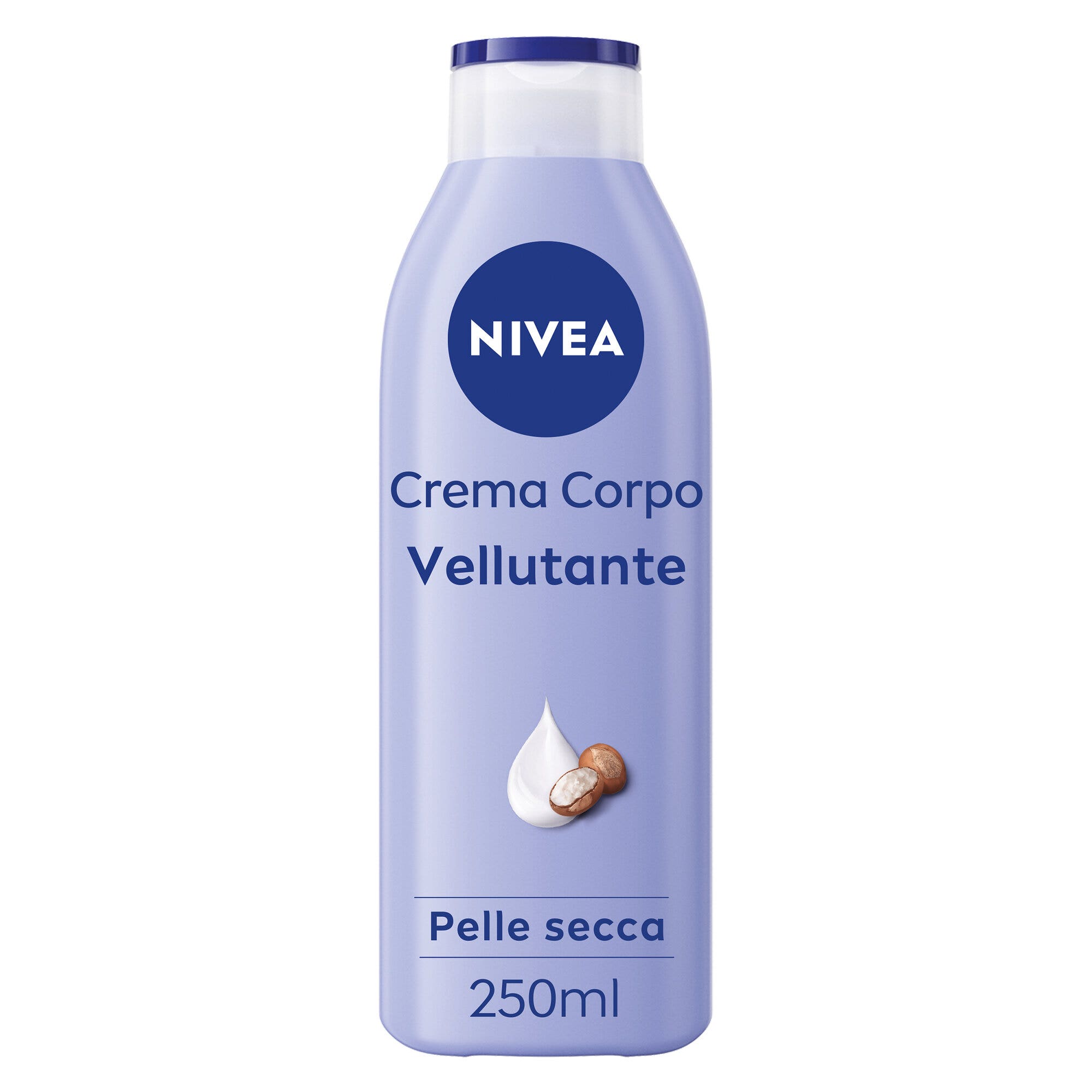 Nivea Crème Corps Veloutante Crème Corps Hydratante 72 Heures et Veloutante pour Peaux Sèches 250 ml
