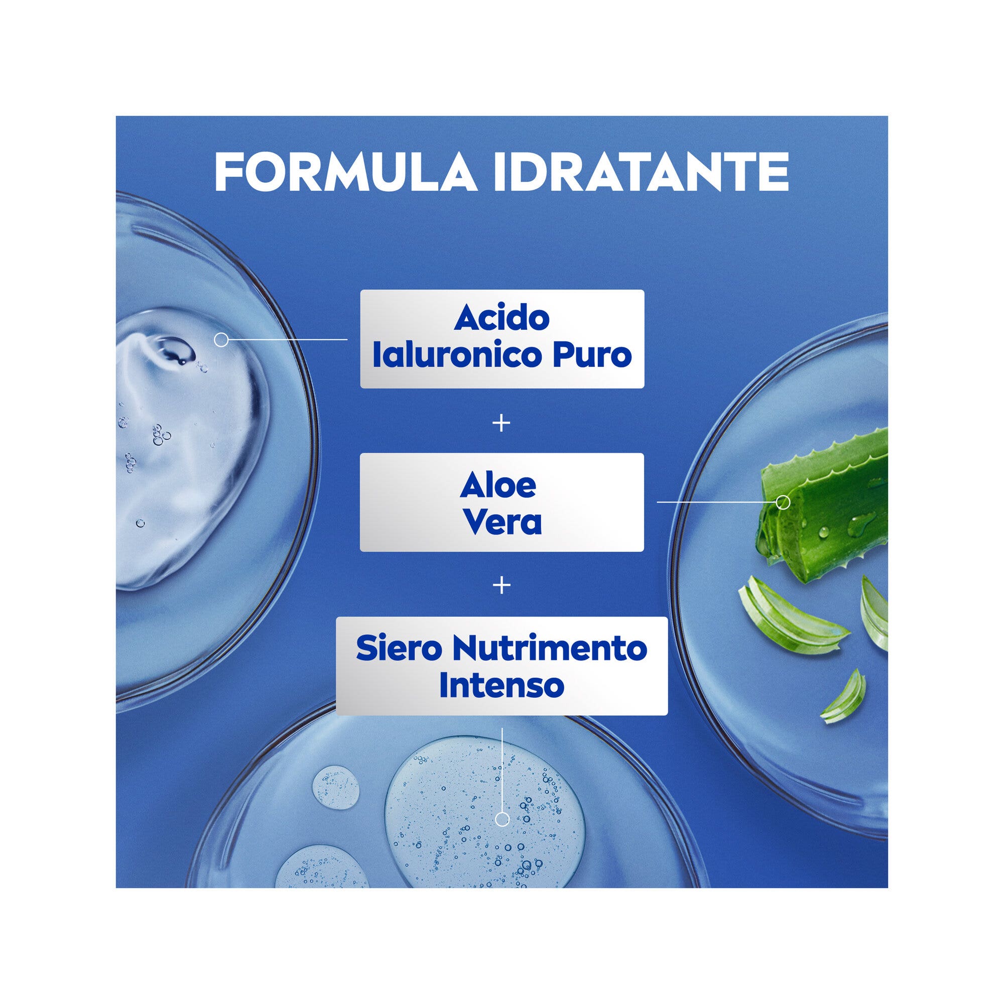 Nivea Crème Corps Aloe Hydratante 72h pour Peaux Sèches ou Normales 250 ml