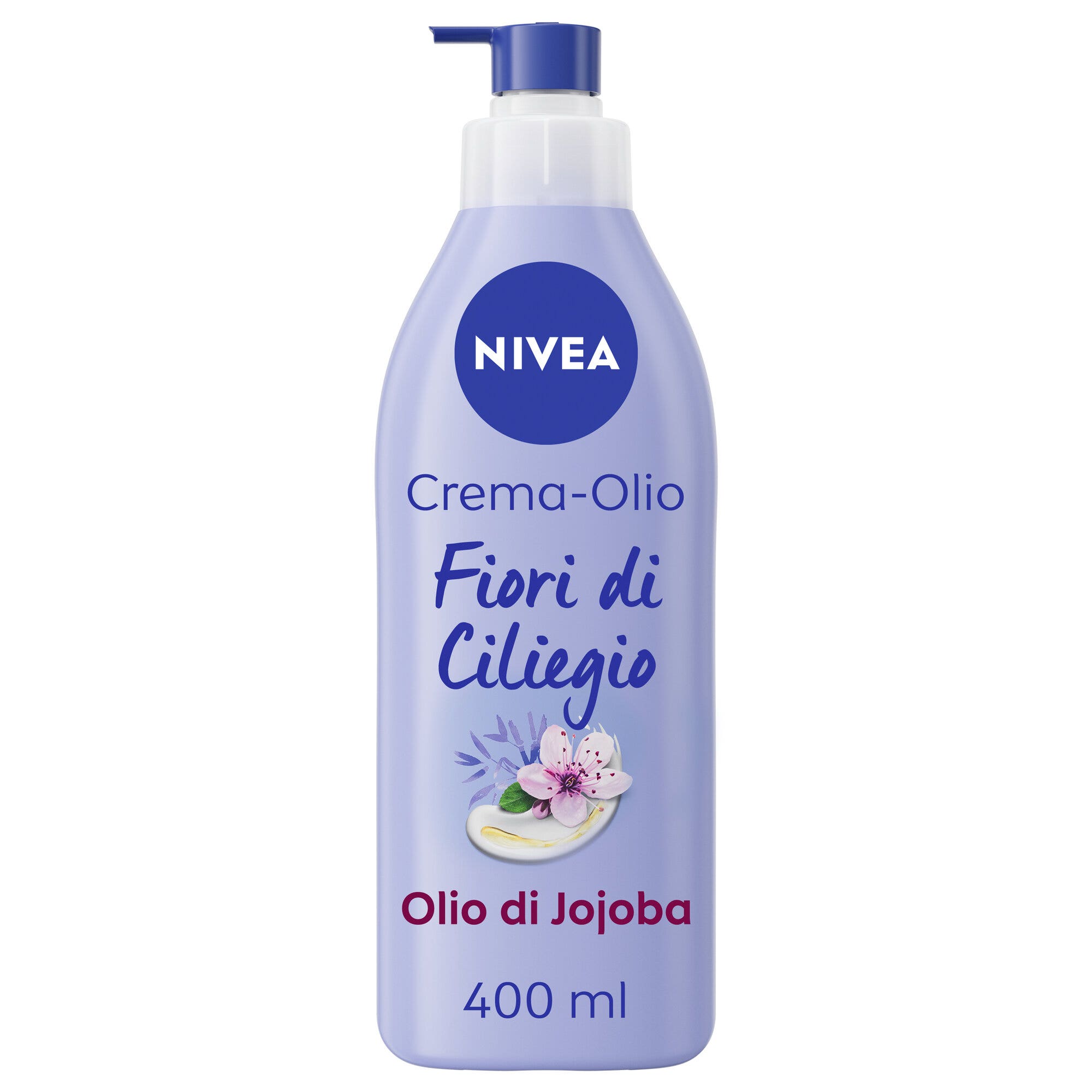 Nivea Crema-olio Fiori Di Ciliegio & Olio Di Jojoba Crema Corpo Idratante 48h E Profumata 400ml