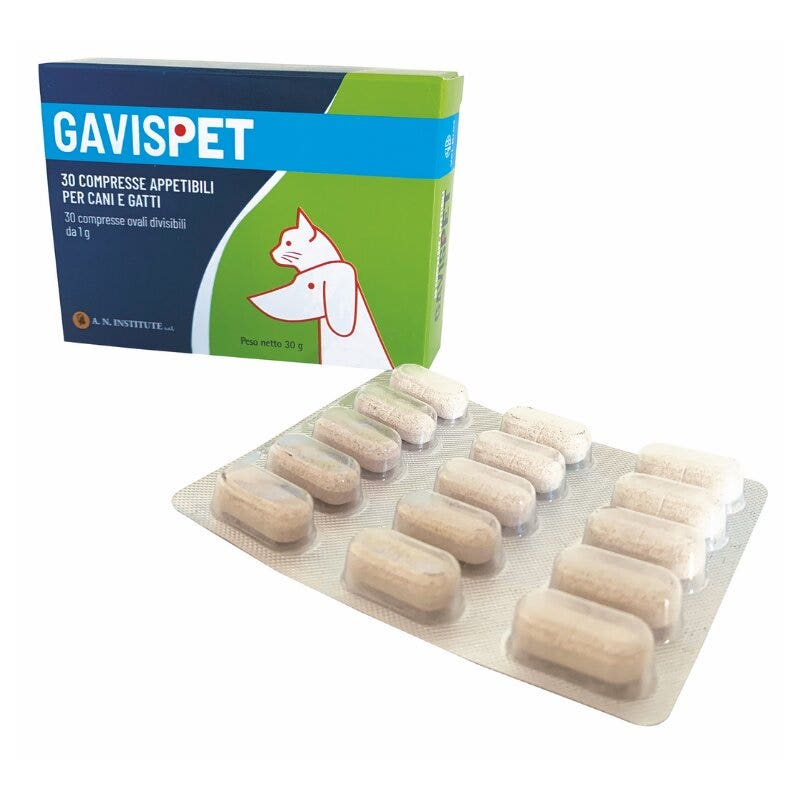 Gavispet Comprimés Boîte de 30 comprimés à croquer et sécables