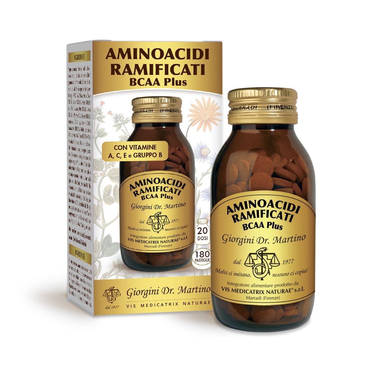 Dr Giorgini Acides aminés ramifiés BCAA Plus 180 comprimés