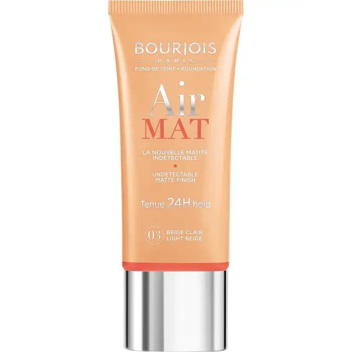 Bourjois Air Mat Foundation Fond de teint liquide matifiant longue tenue 03 Light Beige 2,4 g