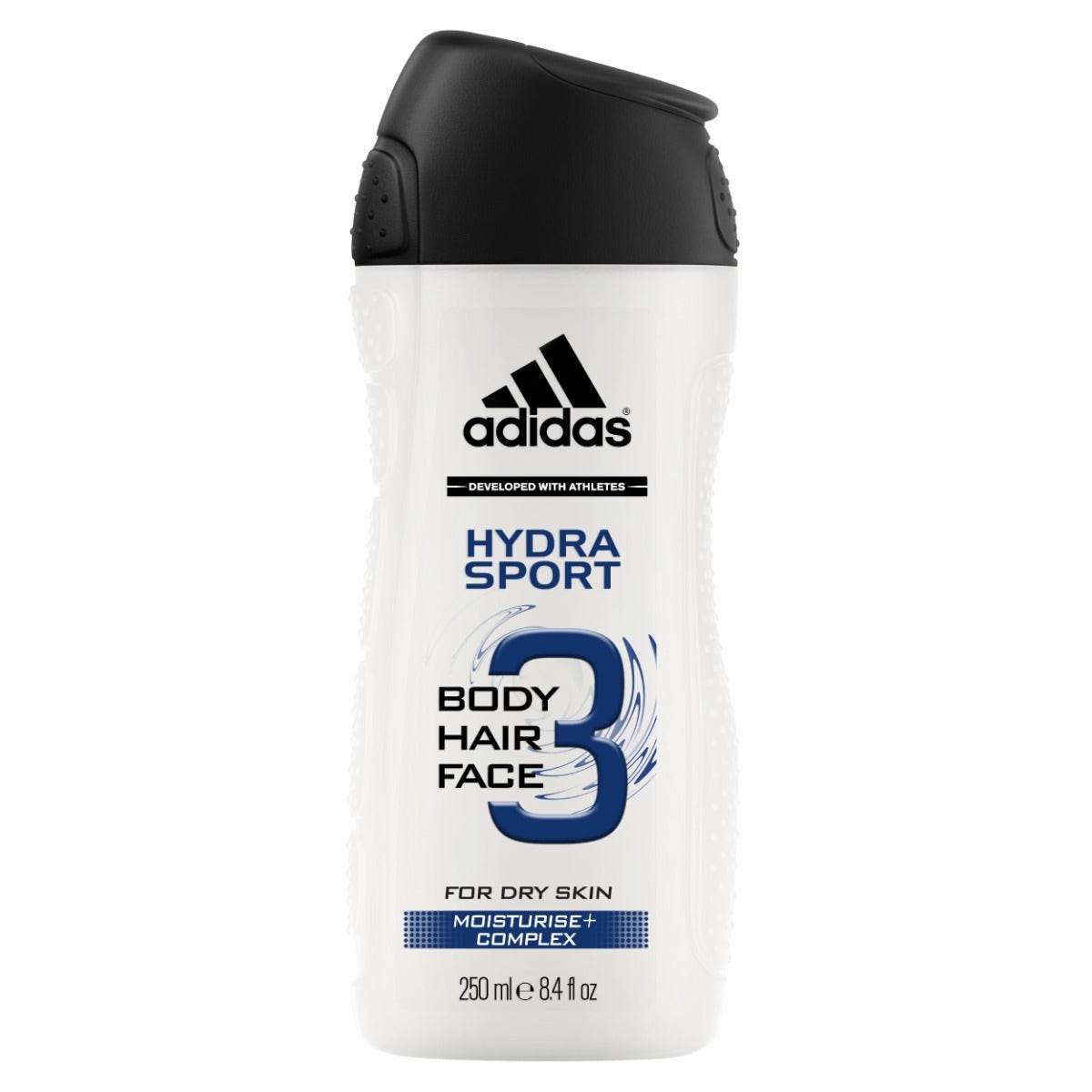 Adidas Hydra Sport 3In1 Body Hair And Face Gel Doccia Uomo 250ml