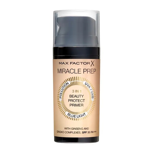 Max Factor Miracle Prep Base de Maquillage Visage 3 en 1