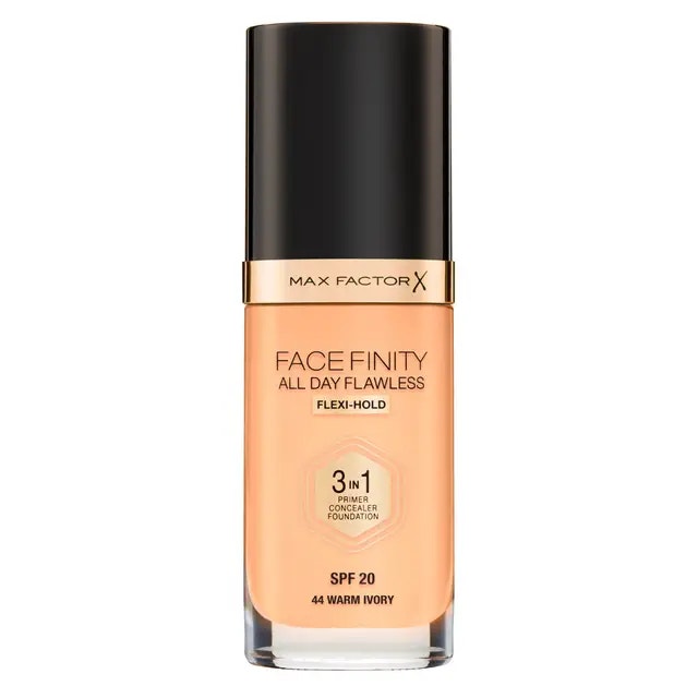 Max Factor Facefinity All Day Flawless 3 en 1 Teinte 44 Warm Ivory 30 ml
