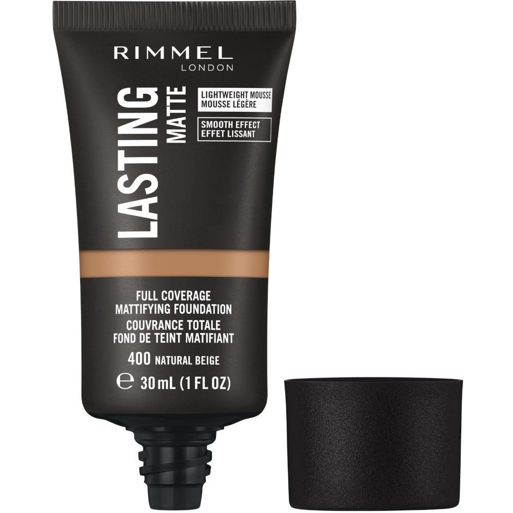Rimmel Fondotinta Lasting Matte 400 Natural Beige 30ml