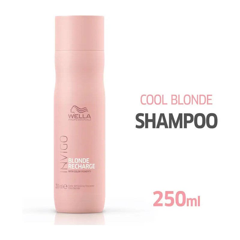 Wella Professionals Invigo Blonde Recharge Shampooing pour Blonds Froid 250 ml