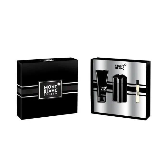 Coffret Montblanc Emblem pour homme Eau de Toilette 100 ml + 7,5 ml, baume après-rasage 100 ml
