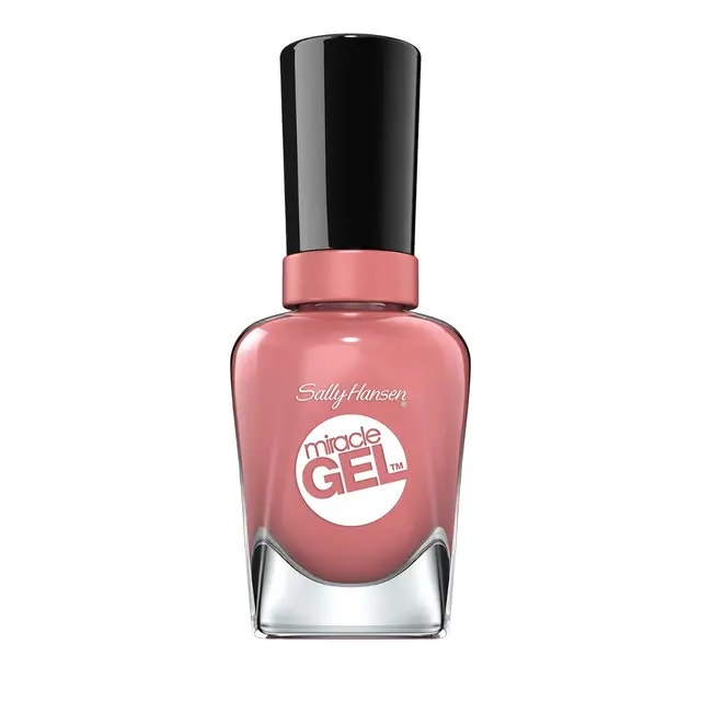 Sally Hansen Miracle Gel Duo Pack Top Coat + Vernis à ongles couleur 920 Mauve-Olous