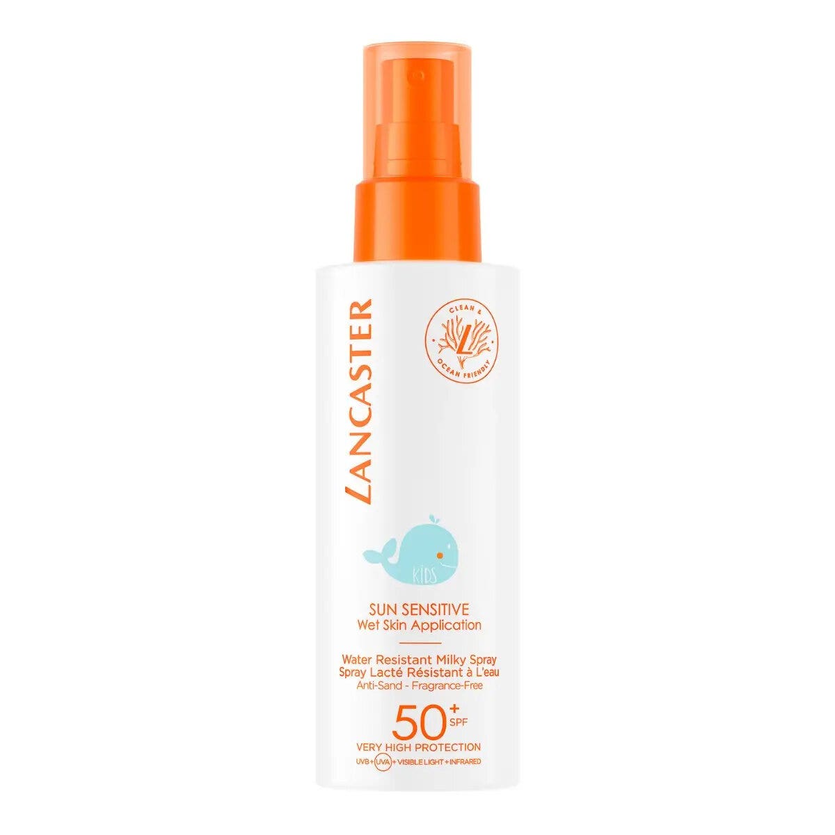 Lancaster Sun Sensitive Milky Spray Protection solaire pour enfants SPF 50+ 150 ml