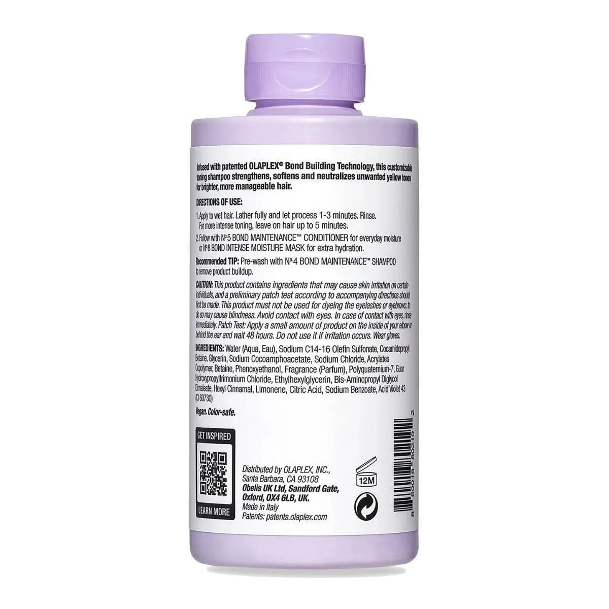Olaplex N°4P Shampooing tonifiant pour cheveux blonds 250 ml