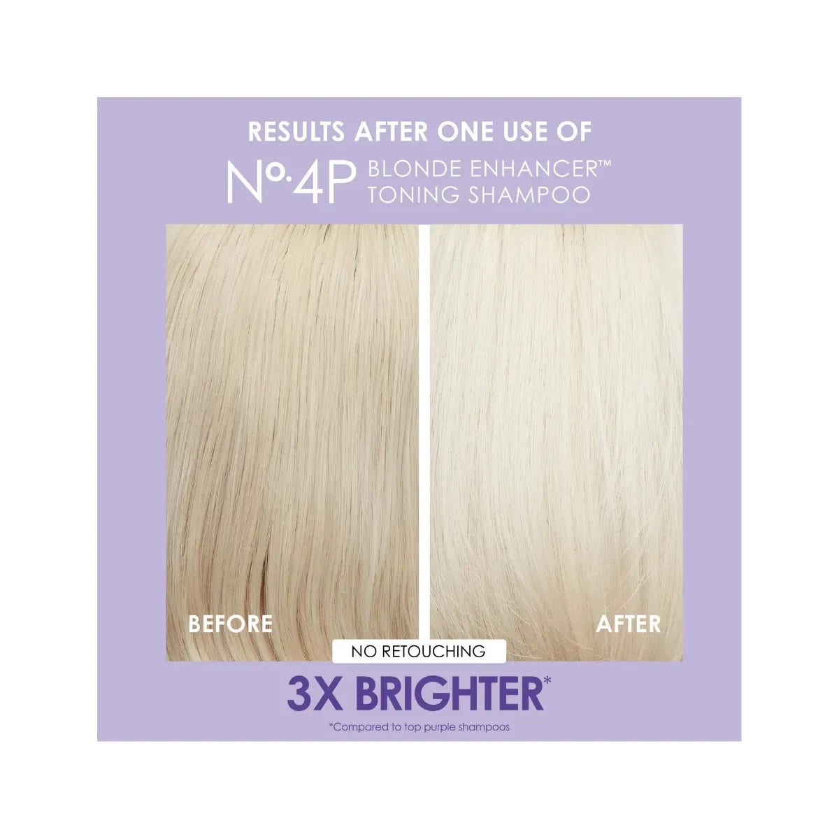 Olaplex N°4P Shampooing tonifiant pour cheveux blonds 250 ml
