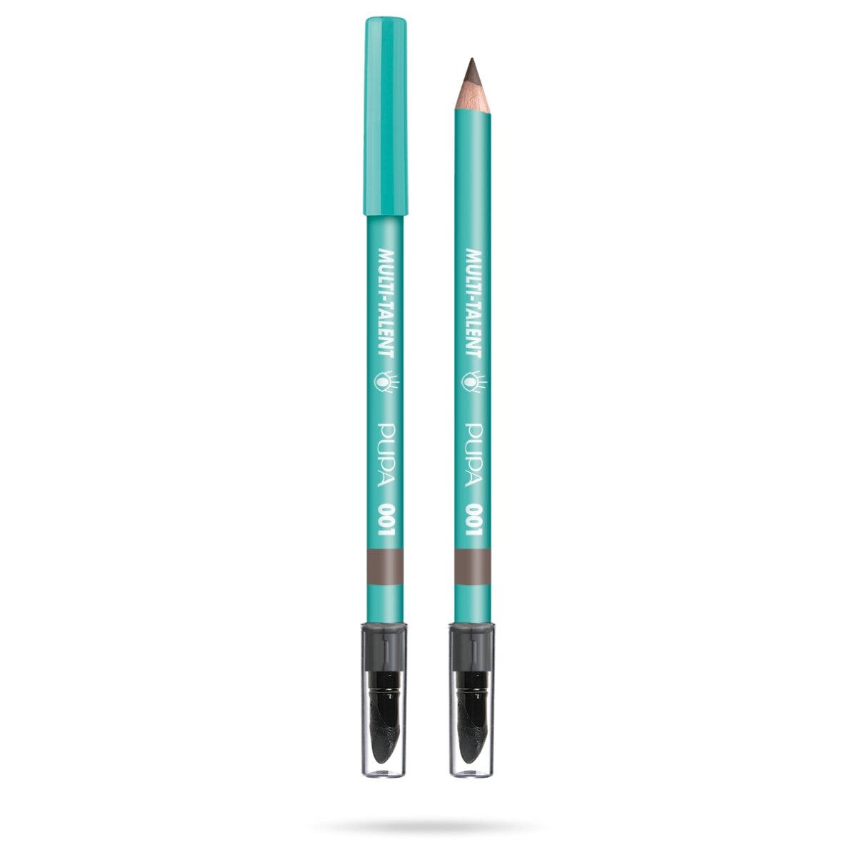 Pupa Multi-Talent 4 In 1 Matita Eyeliner Kajal Ombretto E Sopracciglia 001 Soft Brown 1,08g