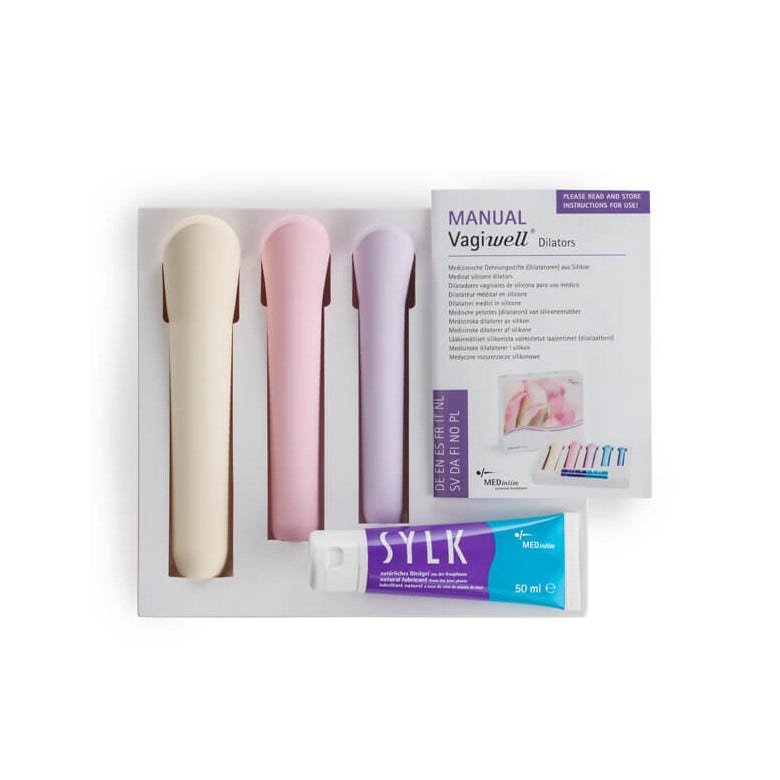 Vagiwell Kit de dilatateurs vaginaux en silicone, 5 pièces