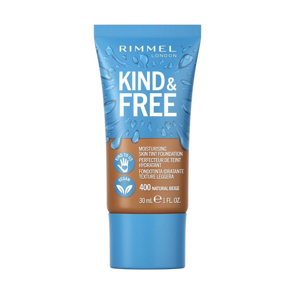 Rimmel Fond de teint hydratant Kind&Free 400 Natural Beige 30 ml