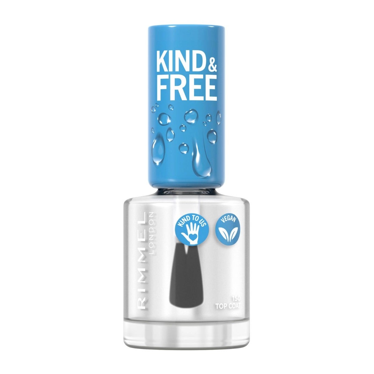 Rimmel Kind & Free Vernis à ongles Top Coat à base naturelle 8 ml