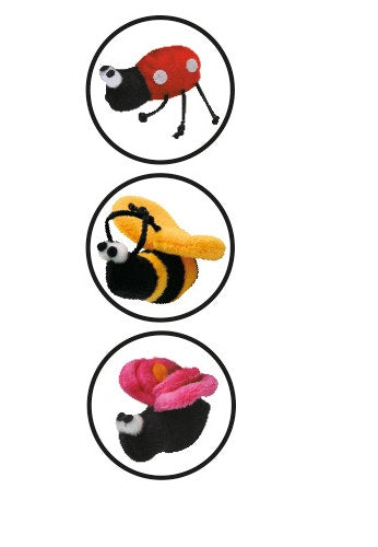 Croci Baguette avec insectes, jouet pour chats, 1 pièce, motifs assortis