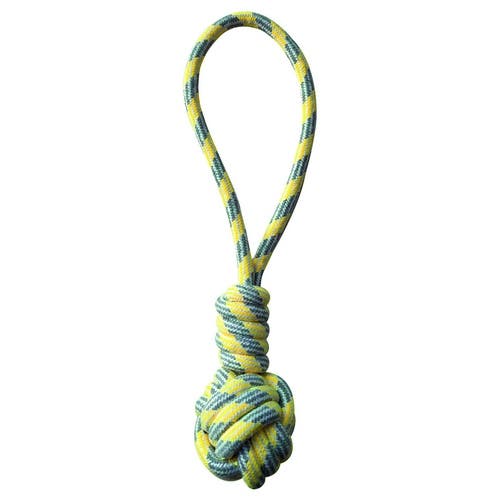 Croci Cotonosso Nœud avec balle jaune pastel Jouet pour chiens 40 cm