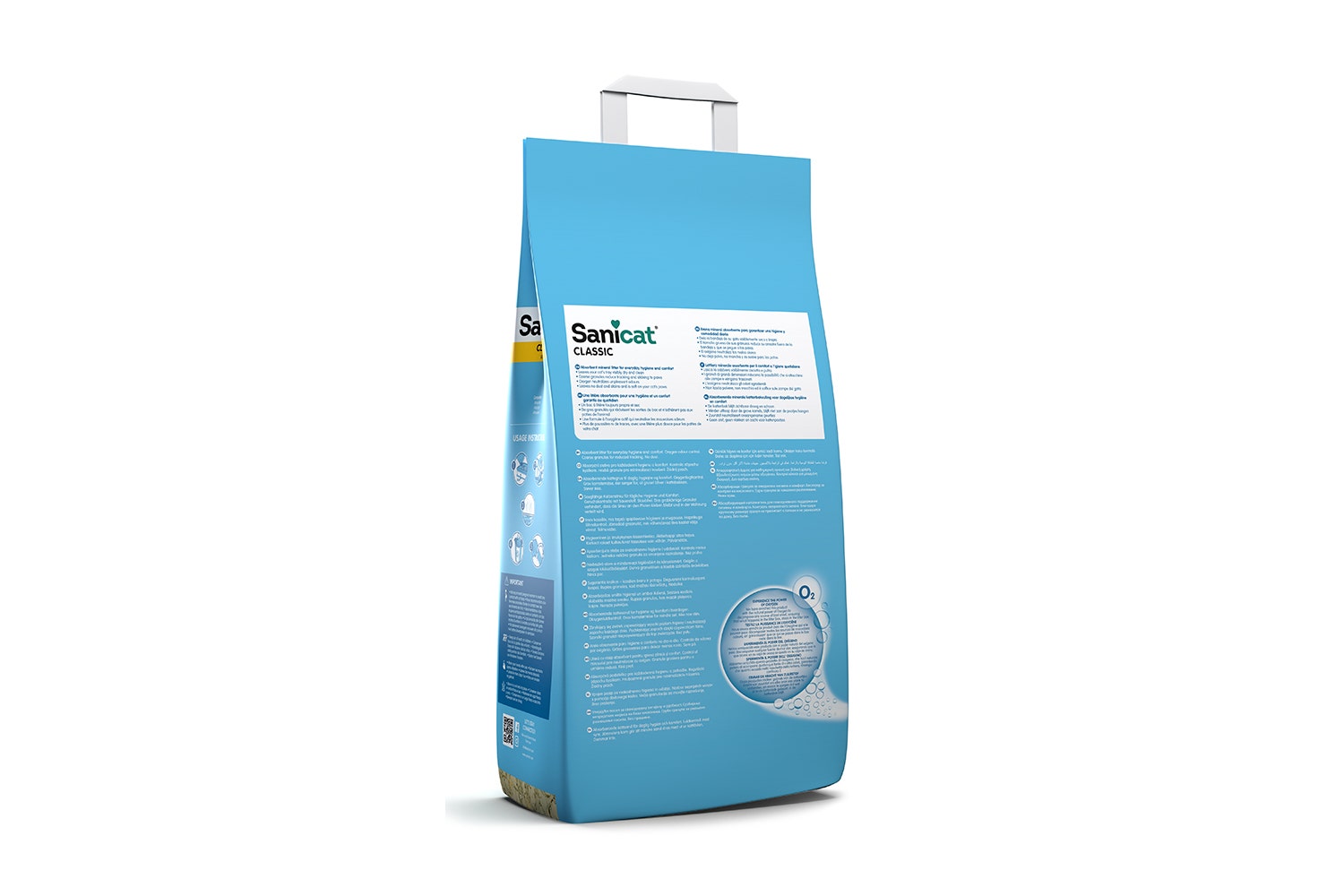 Sanicat Classic Litière minérale absorbante sans parfum pour chats 10 L