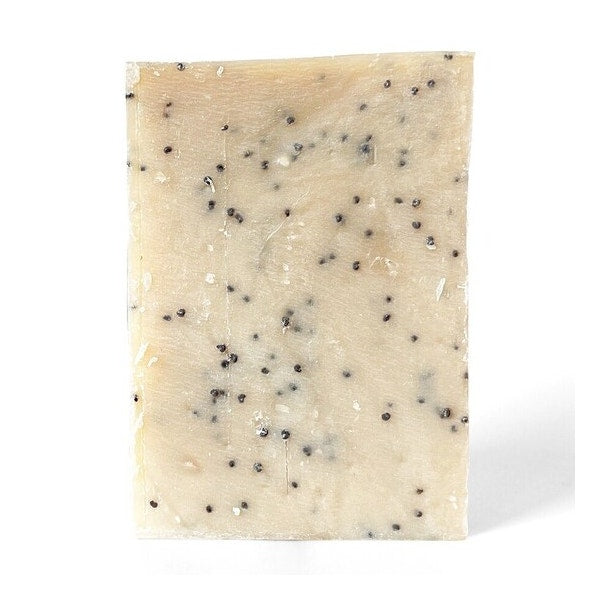 Nudo Savon solide exfoliant aux graines de pavot, nettoyant pour le corps et les mains 100 g