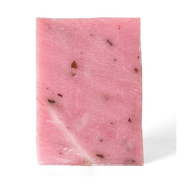 Nudo Savon solide exfoliant aux pétales de rose, nettoyant pour le corps et les mains 100 g
