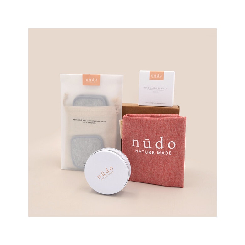 Nudo Kit Face Care Essentials Dischetti Struccanti + Struccante Solido + Portasapone + Shopper In Cotone