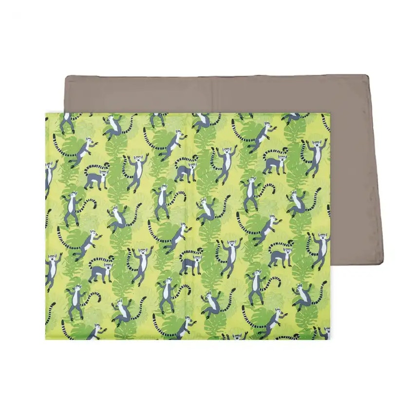 Croci Tapis rafraîchissant pour chiens motif lémuriens 90 x 50 cm