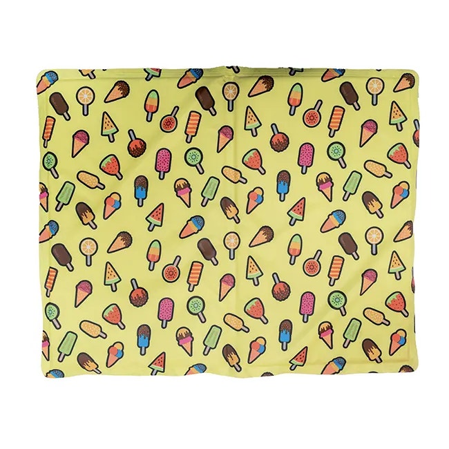 Croci Tapis rafraîchissant pour chats motif glaces 65 x 50 cm