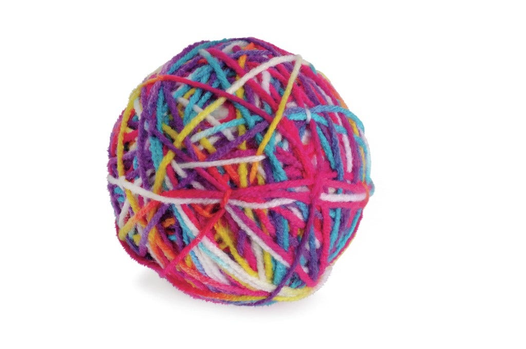 Camon Jouet pour chats en forme de pelote avec grelot 9 cm
