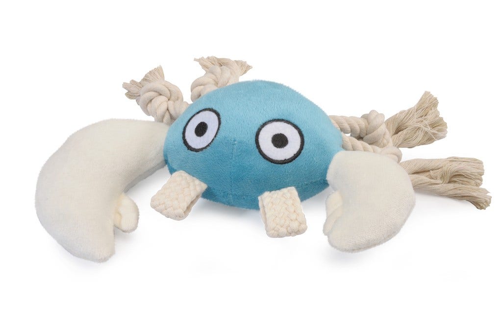 Camon Jouet pour chiens en peluche en forme de crochet avec sifflet et corde