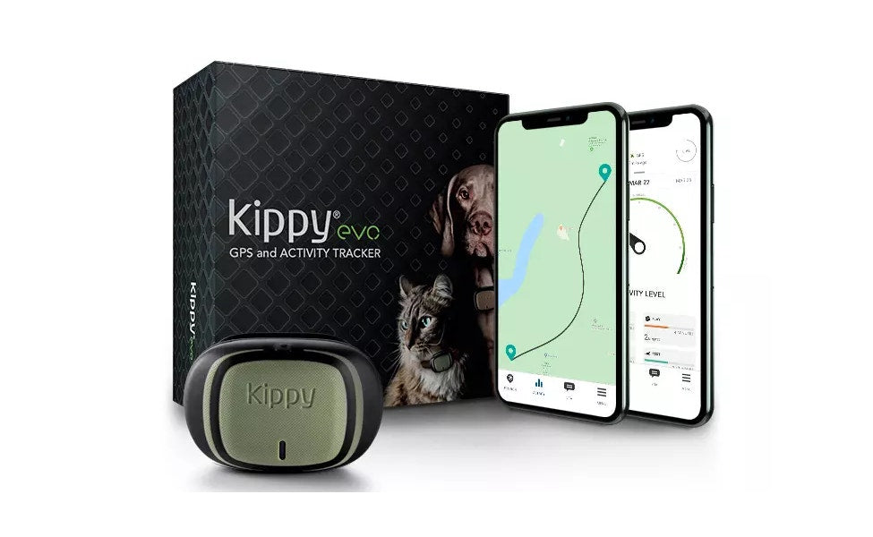 Kippy EVO Green Forest GPS Con Activity Tracking Per Cani E Gatti
