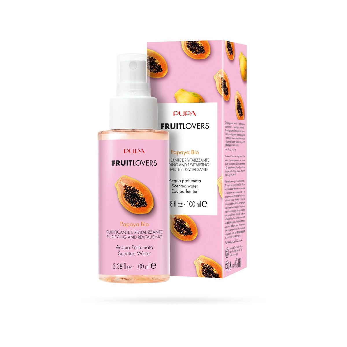 Pupa Fruit Lovers Eau parfumée Papaya Bio 100 ml