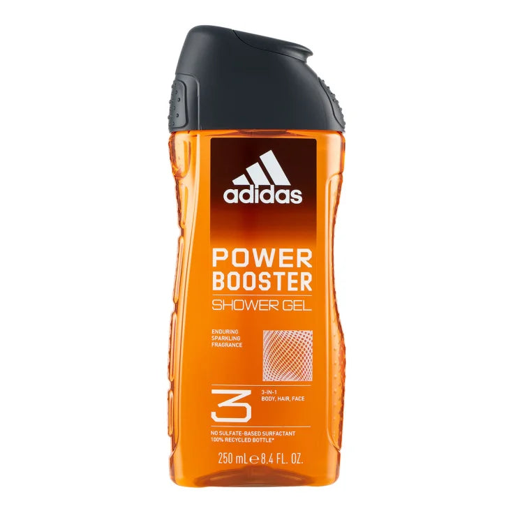 Adidas Power Booster Gel Doccia Bagnoschiuma 3in1 250ml