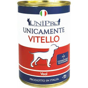 Unipro Unicamente Veau Nourriture humide pour chiens adultes Pot 400 g
